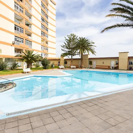 Semesterbostad Frontline Duplex Arenitas With Pool Candelaria